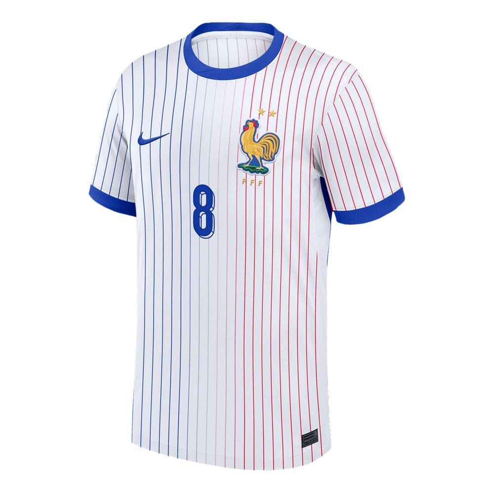 Men's TCHOUAMENI #8 France Away Replica Soccer Jersey 2024 Men's TCHOUAMENI #8 France Away Replica Soccer Jersey 2024