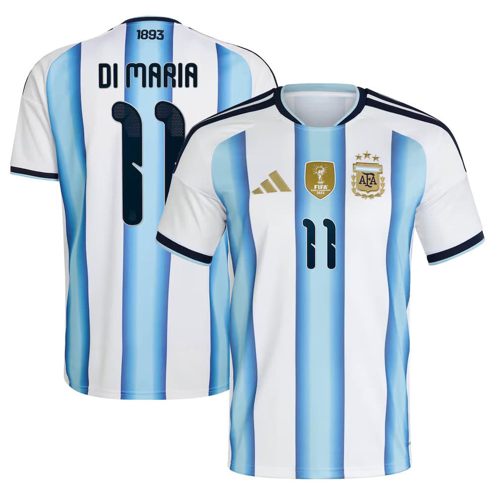 Men's Angel Di Maria #11 Argentina Home Replica Jersey World Cup 2026 Men's Angel Di Maria #11 Argentina Home Replica Jersey World Cup 2026