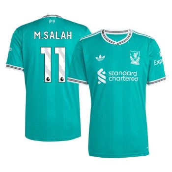 Men's M.SALAH #11 Liverpool Third Away Replica Soccer Jersey 2025/26