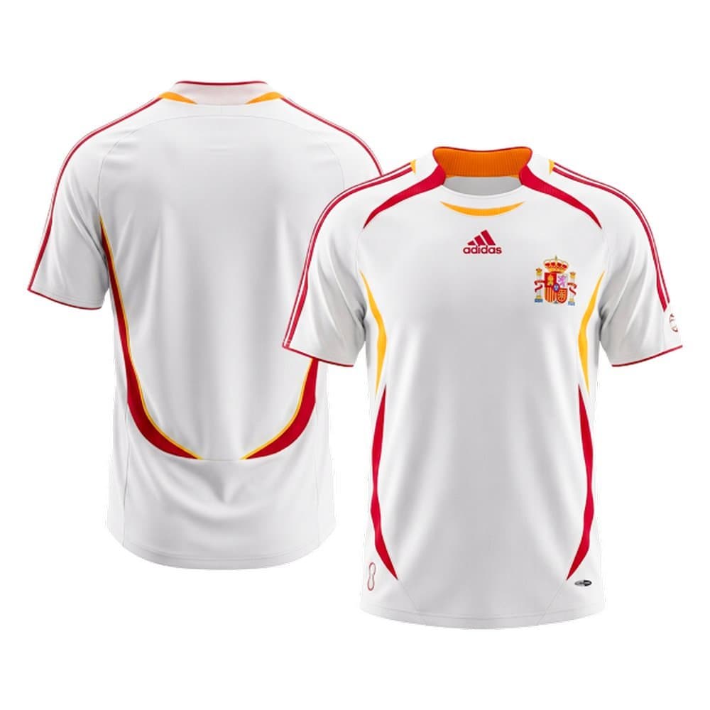Men's Spain Away Retro Soccer Jersey 2006