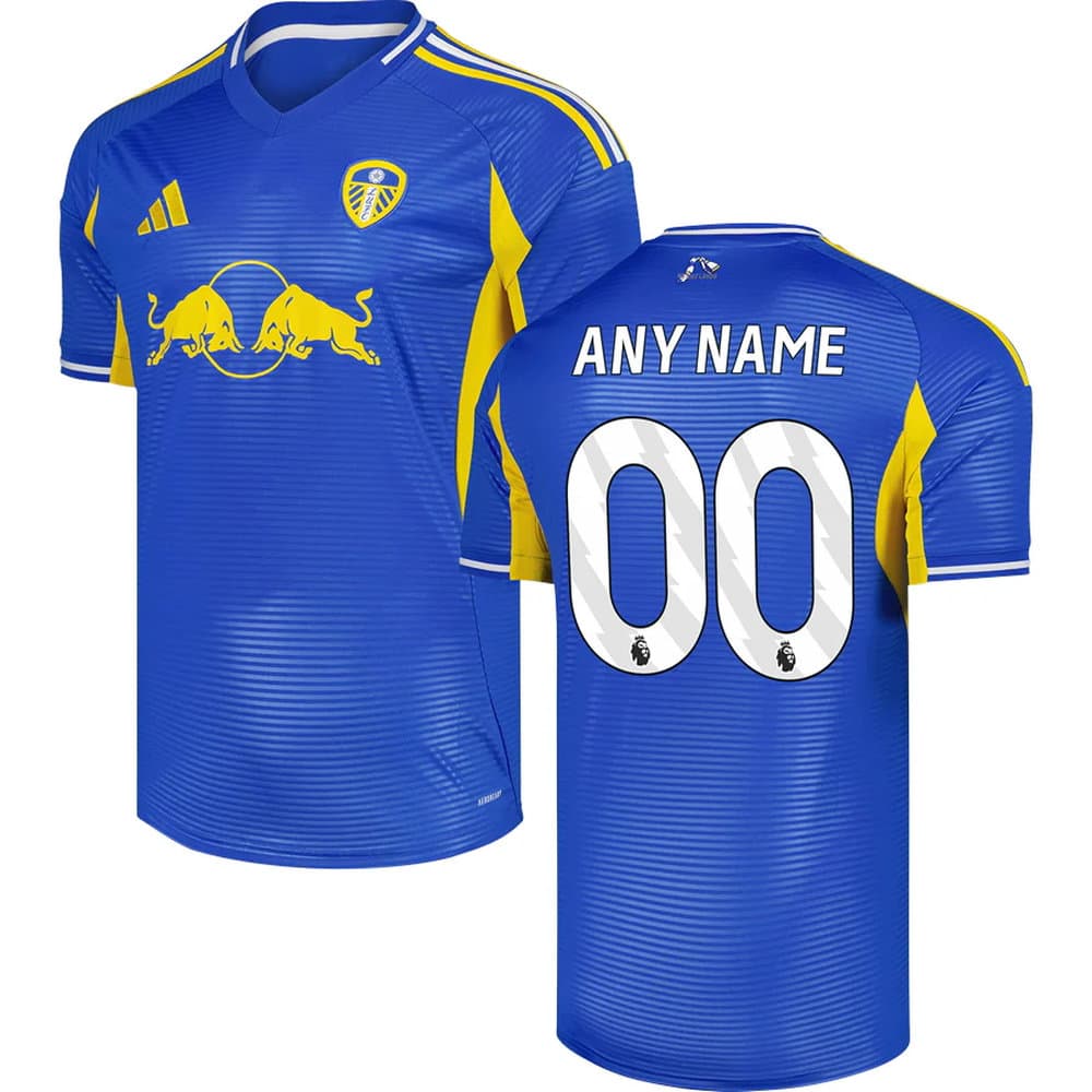 Men's Leeds United Away Replica Custom Jersey 2025/26