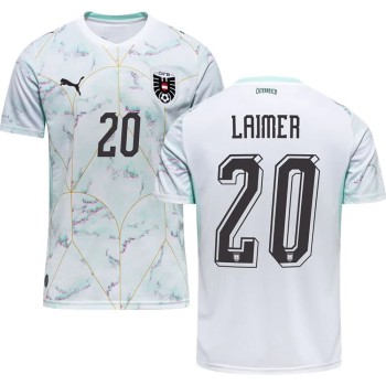Kid's LAIMER #20 Austria Away Replica Jersey World Cup 2026