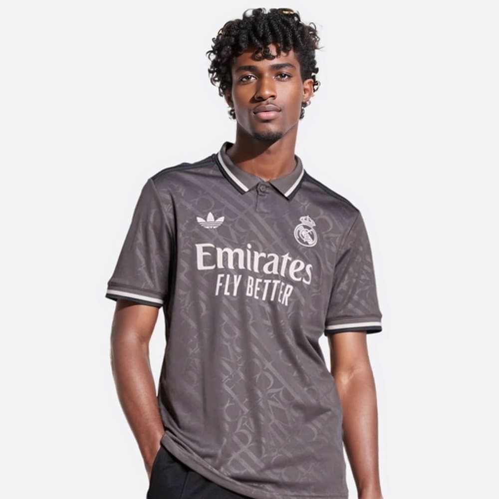 Men's Real Madrid Third Away Replica Soccer Jersey 2024/25