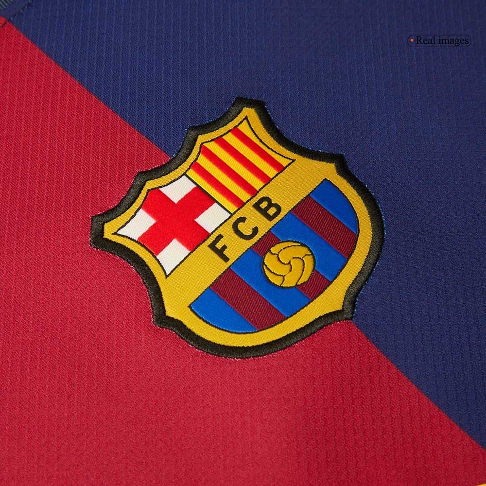 Men's Barcelona Home Replica Soccer Jersey 2024/25 Men's Barcelona Home Replica Soccer Jersey 2024/25