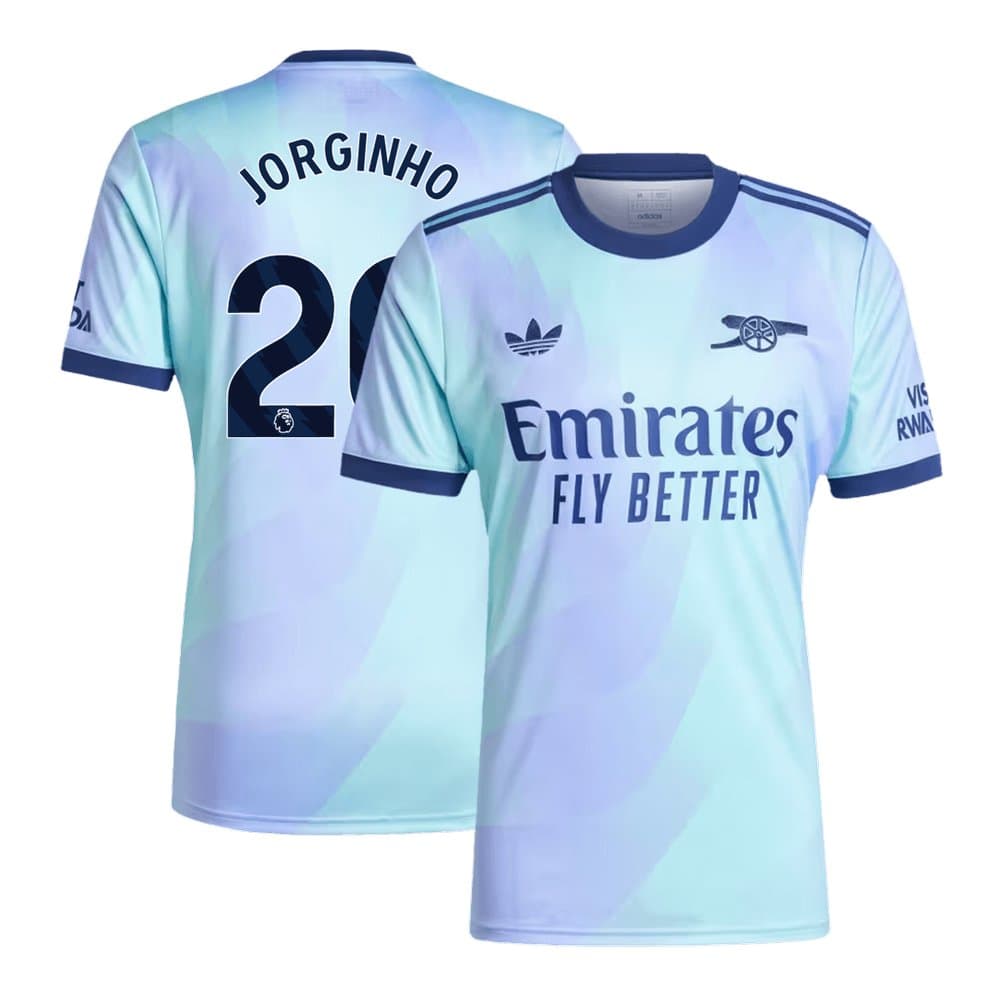 Men's JORGINHO #20 Arsenal Third Away Replica Soccer Jersey 2024/25 Men's JORGINHO #20 Arsenal Third Away Replica Soccer Jersey 2024/25