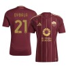 Men's DYBALA #21 Roma Home Replica Soccer Jersey 2024/25 Men's DYBALA #21 Roma Home Replica Soccer Jersey 2024/25