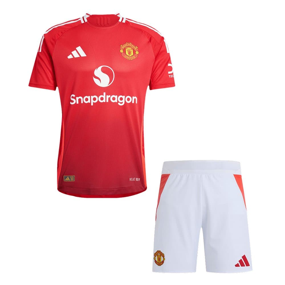 Men's Manchester United Home Authentic Jersey Kit 2024/25 Men's Manchester United Home Authentic Jersey Kit 2024/25