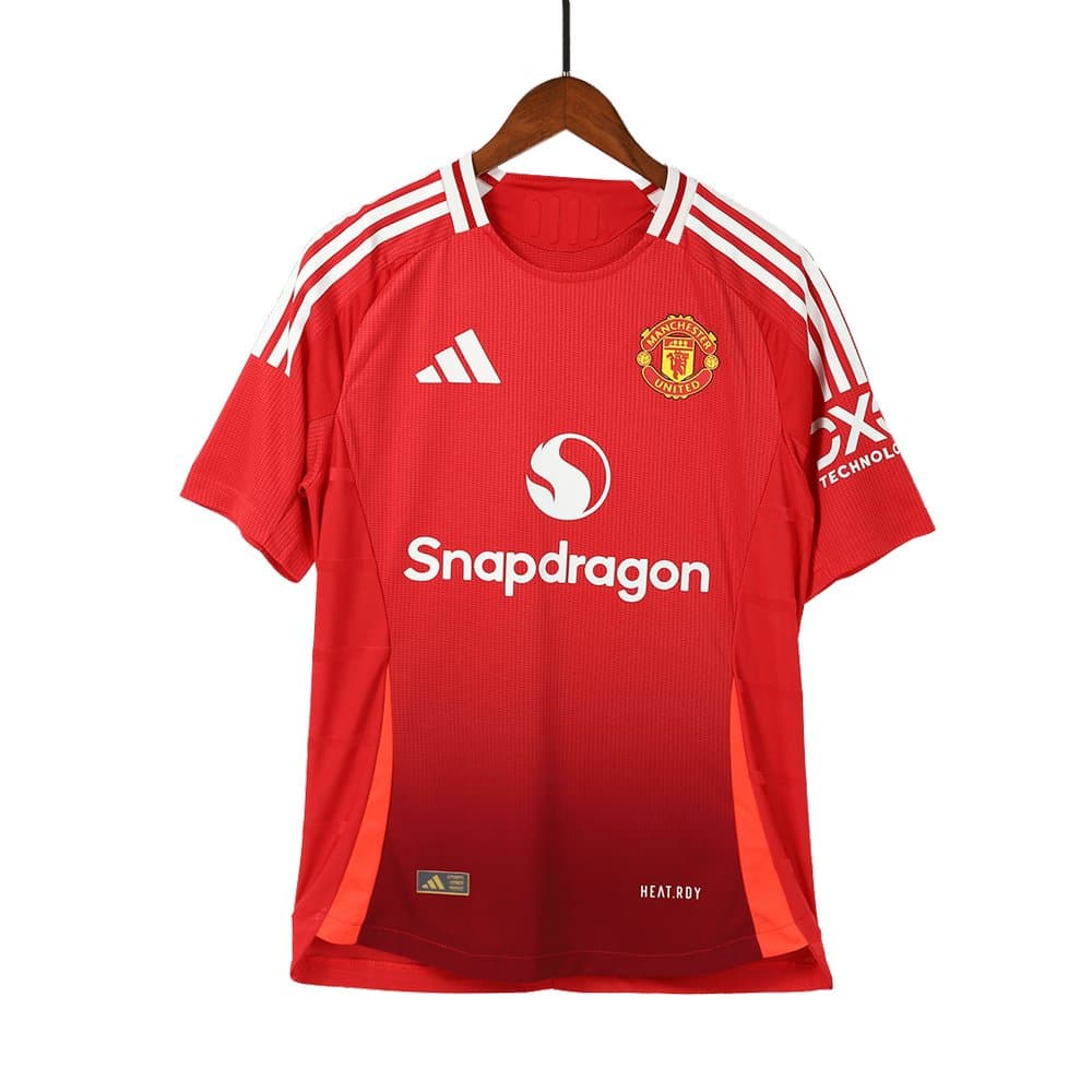 Men's Manchester United Home Authentic Jersey Kit 2024/25 Men's Manchester United Home Authentic Jersey Kit 2024/25