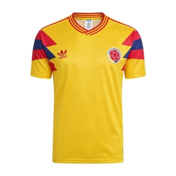 Men's Colombia Home Retro Soccer Jersey 1990