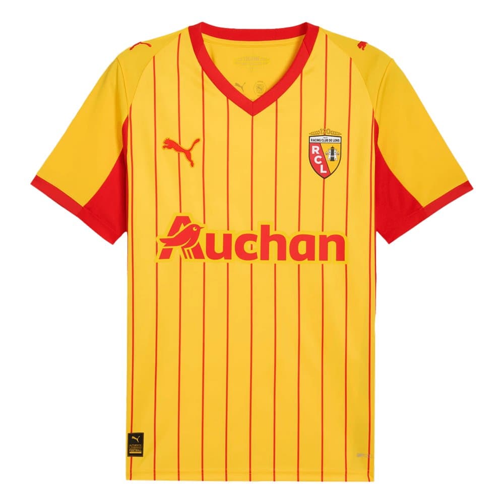 Men's THAUVIN #10 RC Lens Home Replica Soccer Jersey 2025/26 Men's THAUVIN #10 RC Lens Home Replica Soccer Jersey 2025/26
