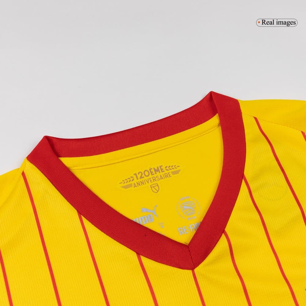 Men's THAUVIN #10 RC Lens Home Replica Soccer Jersey 2025/26 Men's THAUVIN #10 RC Lens Home Replica Soccer Jersey 2025/26