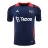 Men's Manchester United Pre-Match Replica Soccer Jersey Navy 2024/25 Men's Manchester United Pre-Match Replica Soccer Jersey Navy 2024/25