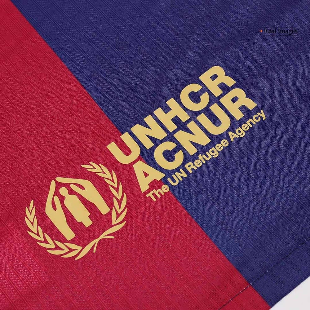 Men's Barcelona Home Authentic Soccer Jersey - 125th Anniversary 2024/25