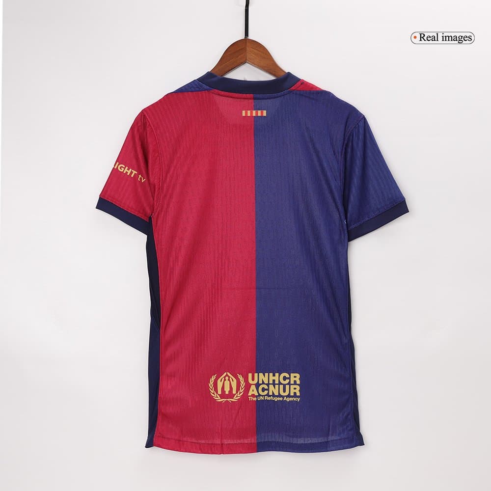 Men's Barcelona Home Authentic Soccer Jersey - 125th Anniversary 2024/25