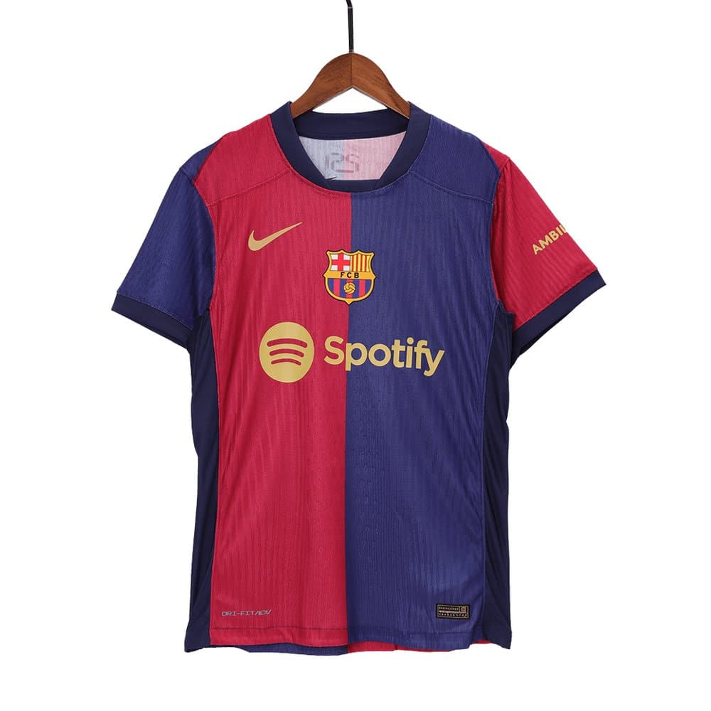 Men's Barcelona Home Authentic Soccer Jersey - 125th Anniversary 2024/25
