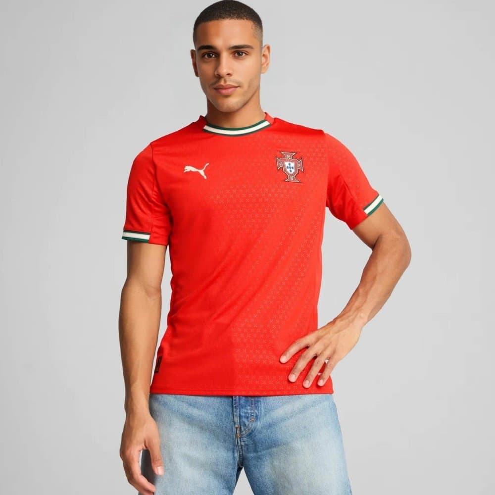 Men's Portugal Home Replica Soccer Jersey 2025 Men's Portugal Home Replica Soccer Jersey 2025