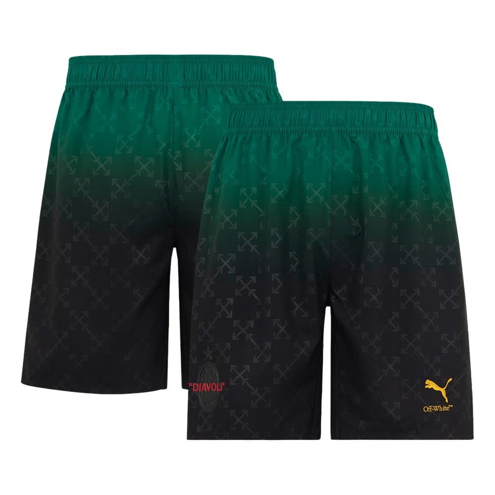 Men's AC Milan Fourth Away Soccer Shorts 2024/25 Men's AC Milan Fourth Away Soccer Shorts 2024/25