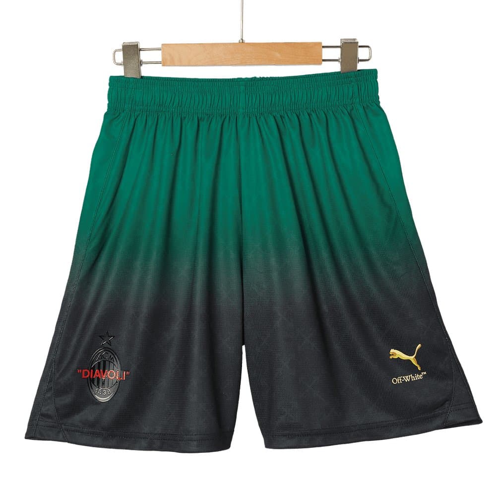 Men's AC Milan Fourth Away Soccer Shorts 2024/25 Men's AC Milan Fourth Away Soccer Shorts 2024/25