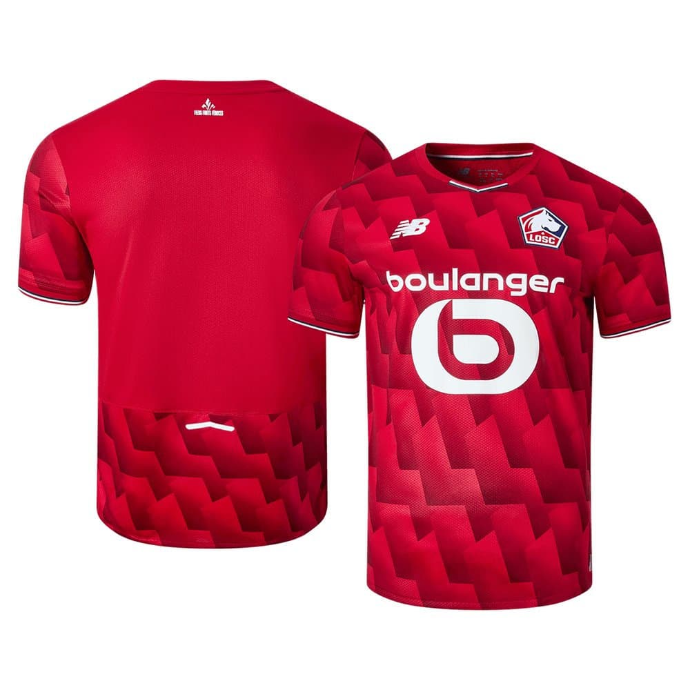 Men's Lille OSC Home Replica Soccer Jersey 2025/26 Men's Lille OSC Home Replica Soccer Jersey 2025/26