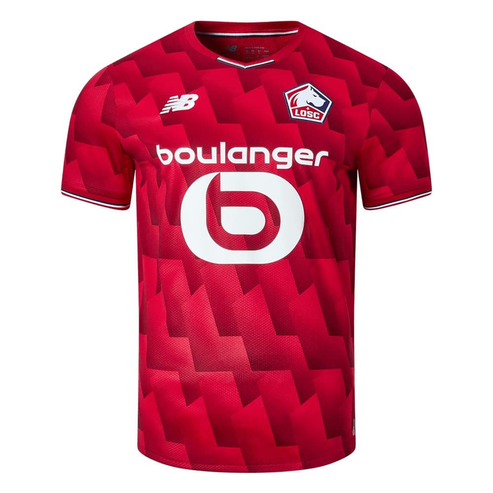 Men's Lille OSC Home Replica Soccer Jersey 2025/26 Men's Lille OSC Home Replica Soccer Jersey 2025/26