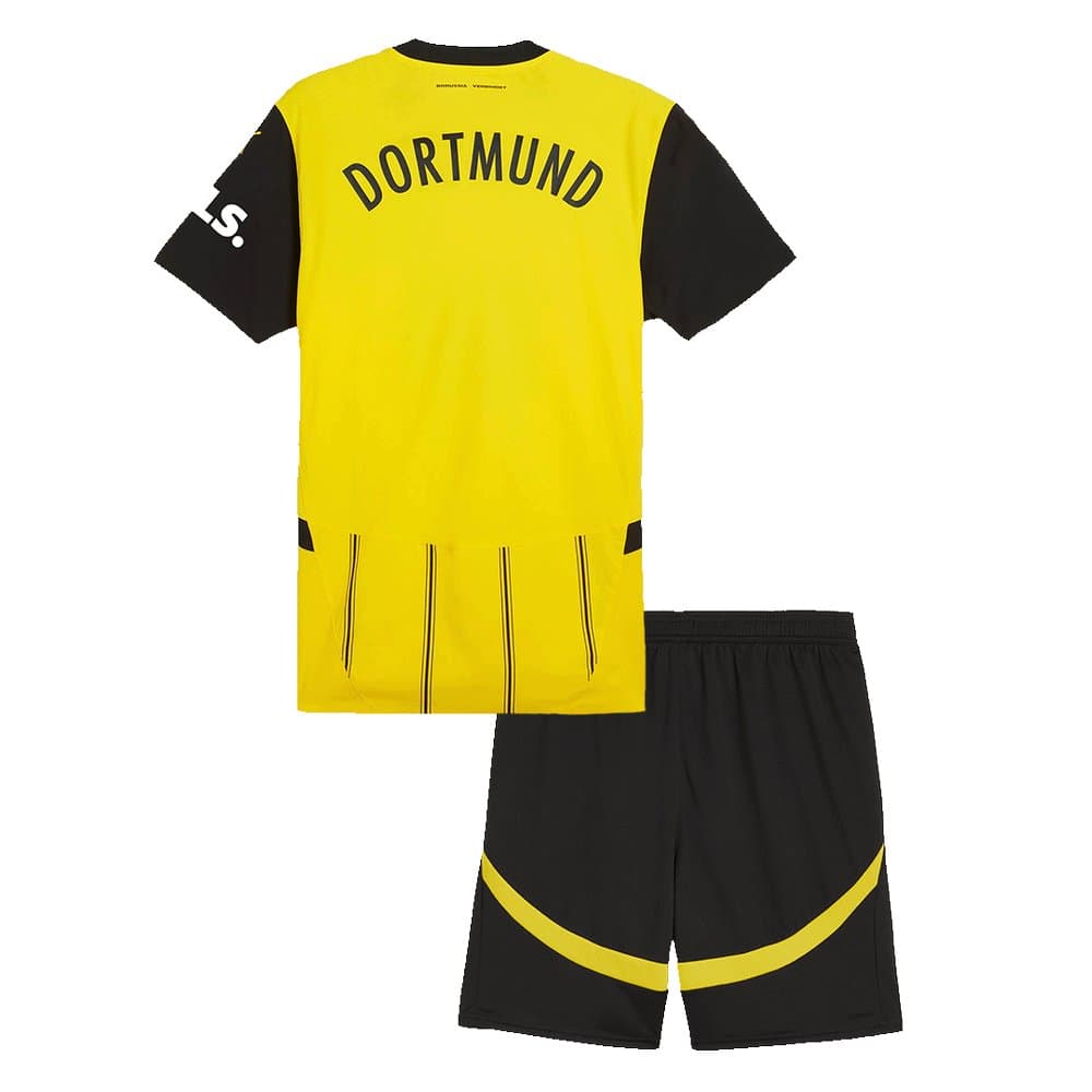 Kid's Borussia Dortmund Home Soccer Jersey Kit 2024/25 Kid's Borussia Dortmund Home Soccer Jersey Kit 2024/25