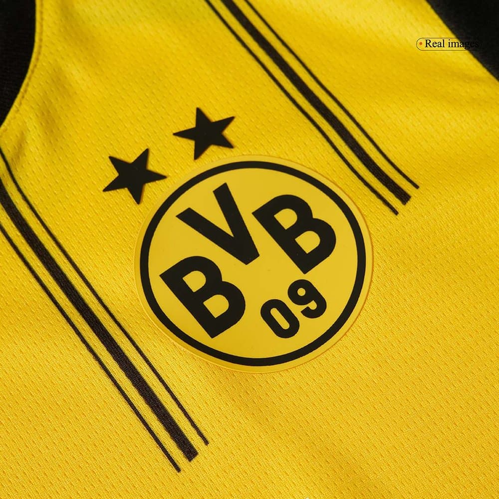 Kid's Borussia Dortmund Home Soccer Jersey Kit 2024/25 Kid's Borussia Dortmund Home Soccer Jersey Kit 2024/25