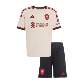 Kid's Liverpool Away Soccer Jersey Kit 2025/26