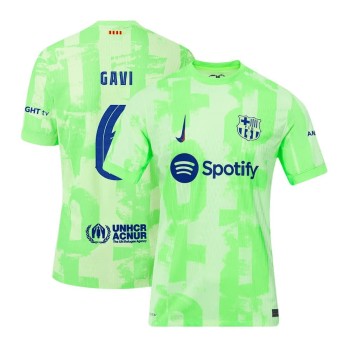 Men's GAVI #6 Barcelona Third Away Authentic Soccer Jersey - UCL 2024/25 Men's GAVI #6 Barcelona Third Away Authentic Soccer Jersey - UCL 2024/25