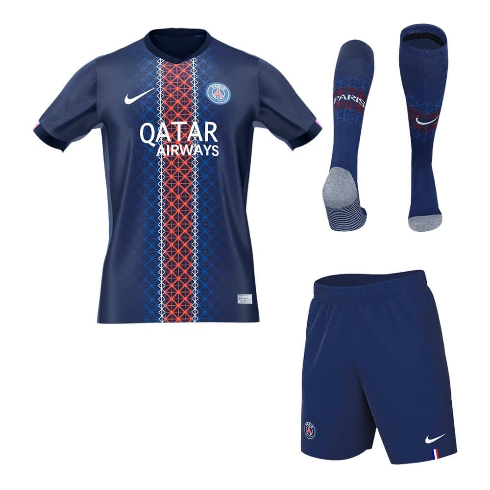 Men's PSG Home Jersey Full Kit 2025/26