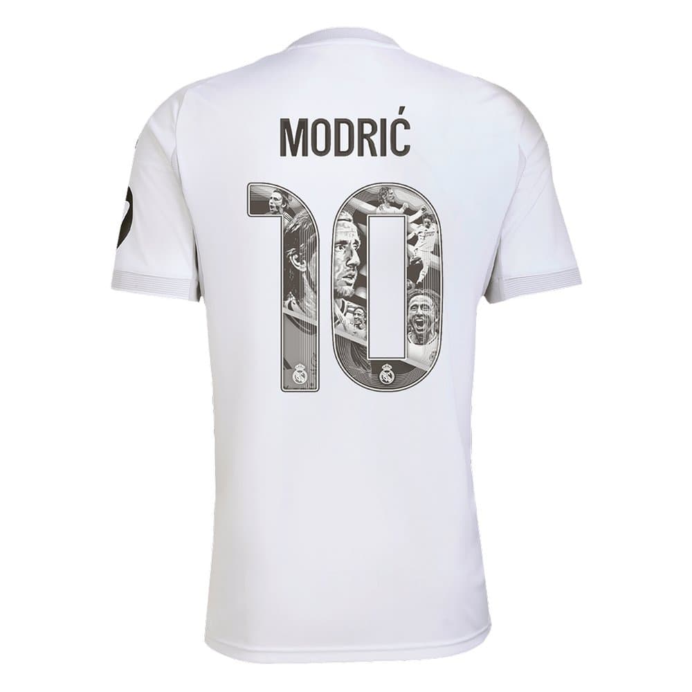 Men's MODRIĆ Special #10 Real Madrid Home Replica Soccer Jersey 2025/26 Men's MODRIĆ Special #10 Real Madrid Home Replica Soccer Jersey 2025/26