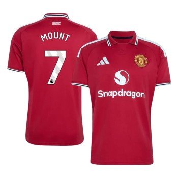 Kid's MOUNT #7 Manchester United Home Replica Jersey 2026/27