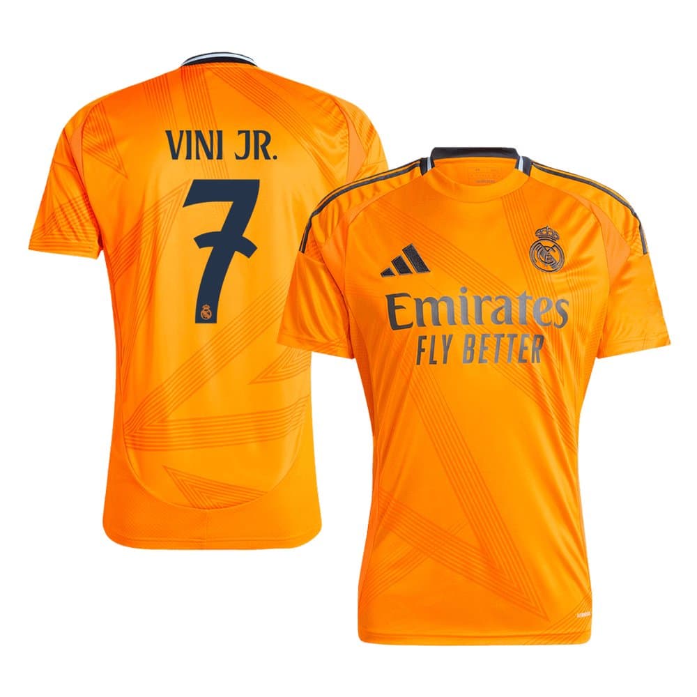Men's VINI JR. #7 Real Madrid Away Replica Soccer Jersey 2024/25
