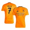 Men's VINI JR. #7 Real Madrid Away Replica Soccer Jersey 2024/25