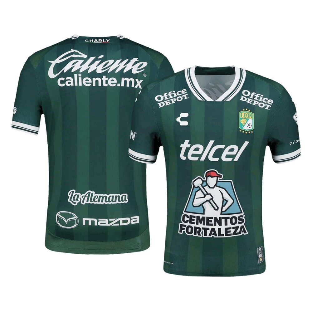 Men's Club León Home Replica Soccer Jersey 2025/26 Men's Club León Home Replica Soccer Jersey 2025/26