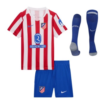 Kid's Atletico Madrid Home Soccer Jersey Full Kit 2025/26 Kid's Atletico Madrid Home Soccer Jersey Full Kit 2025/26
