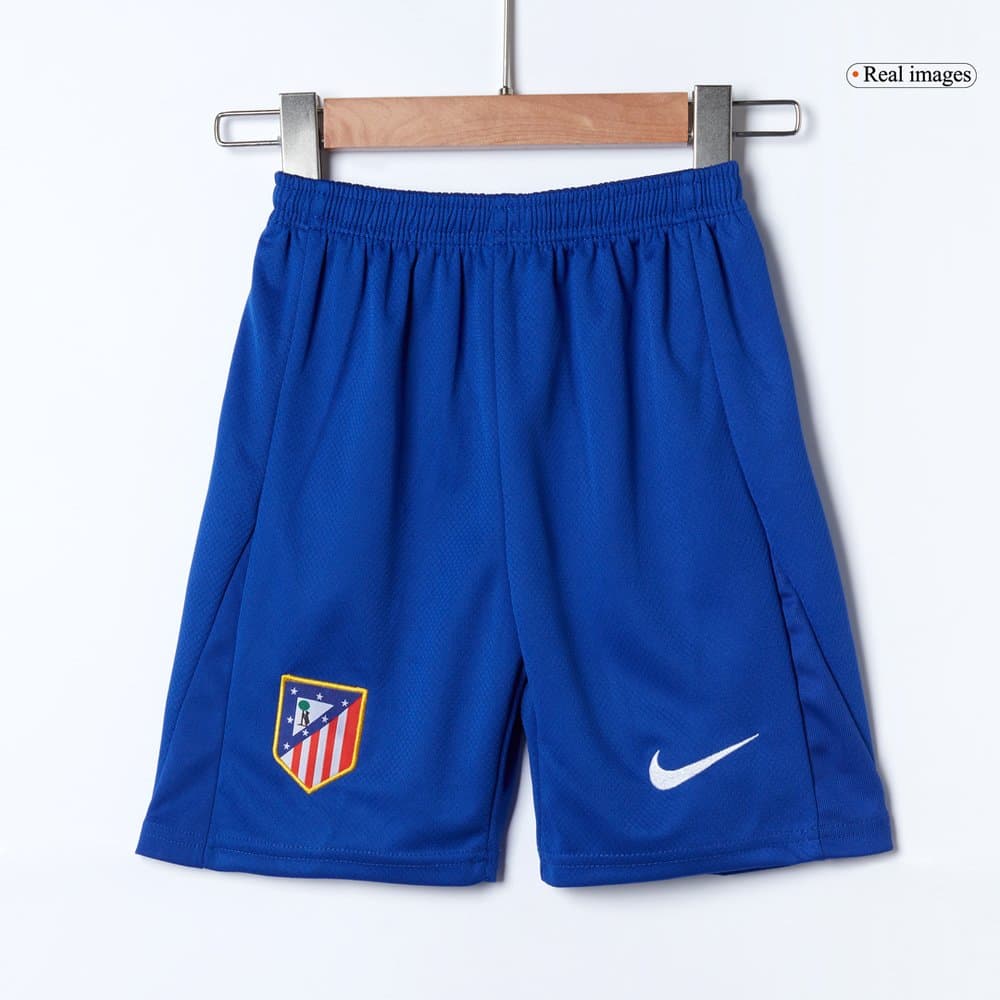 Kid's Atletico Madrid Home Soccer Jersey Full Kit 2025/26