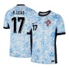 Men's R.LEÃO #17 Portugal Away Replica Soccer Jersey EURO 2024 Men's R.LEÃO #17 Portugal Away Replica Soccer Jersey EURO 2024