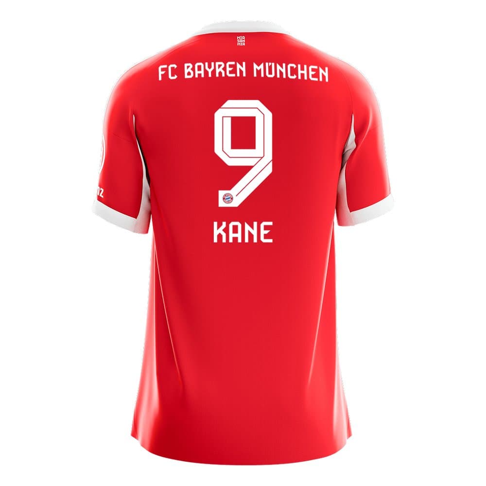 Men's KANE #9 Bayern Munich Home Replica Soccer Jersey 2025/26 Men's KANE #9 Bayern Munich Home Replica Soccer Jersey 2025/26