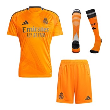 Men's Real Madrid Away Soccer Full Jersey Kit(Jersey+Shorts+Socks) 2024/25 Men's Real Madrid Away Soccer Full Jersey Kit(Jersey+Shorts+Socks) 2024/25