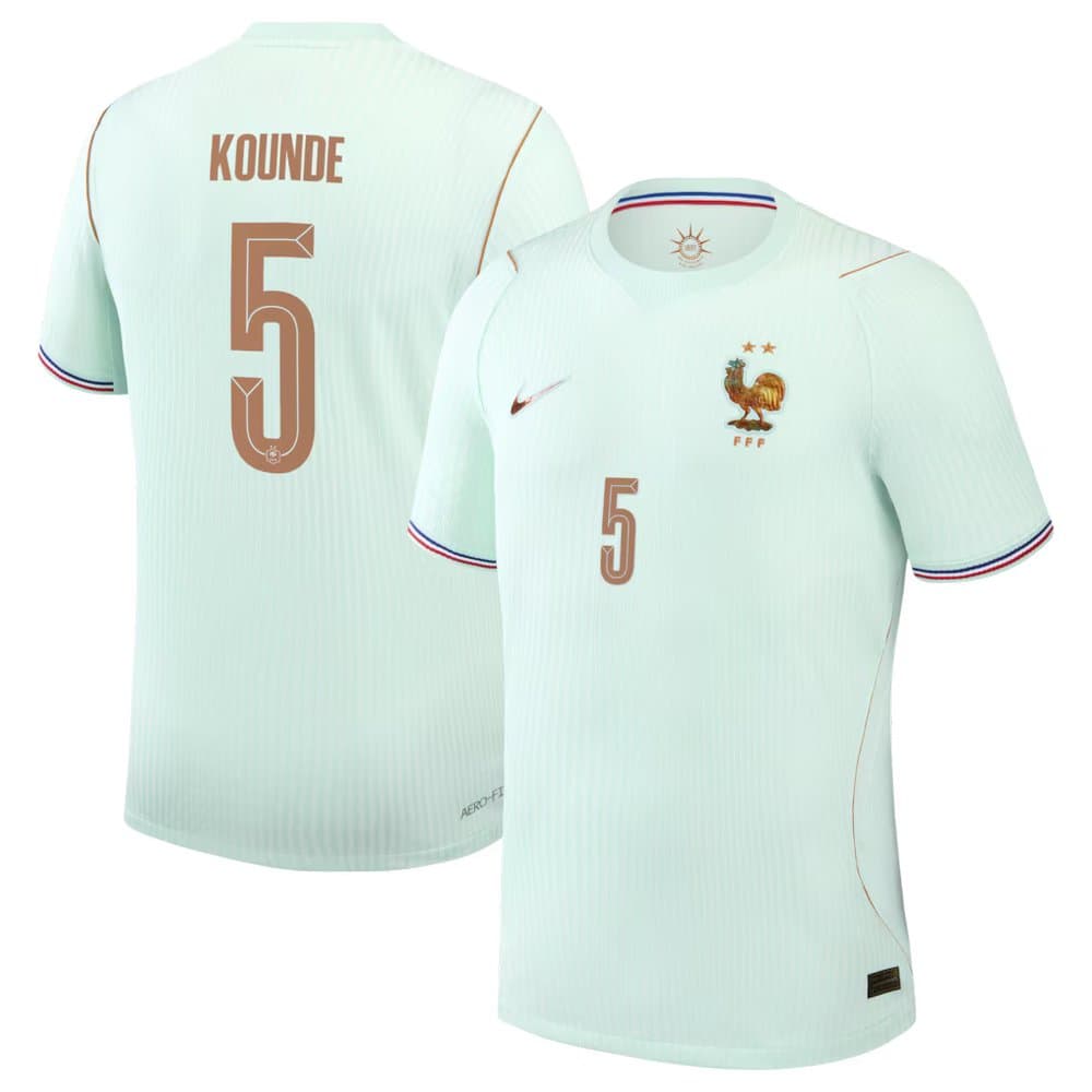 Kid's Jules Koundé #5 France Away Match Authentic Jersey World Cup 2026 Kid's Jules Koundé #5 France Away Match Authentic Jersey World Cup 2026