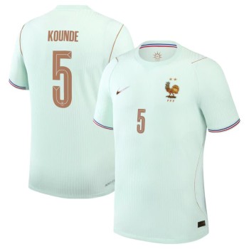 Kid's Jules Koundé #5 France Away Match Authentic Jersey World Cup 2026 Kid's Jules Koundé #5 France Away Match Authentic Jersey World Cup 2026