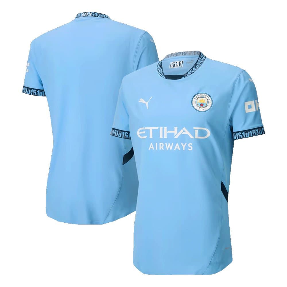 Men's Manchester City Home Authentic Jersey 2024/25