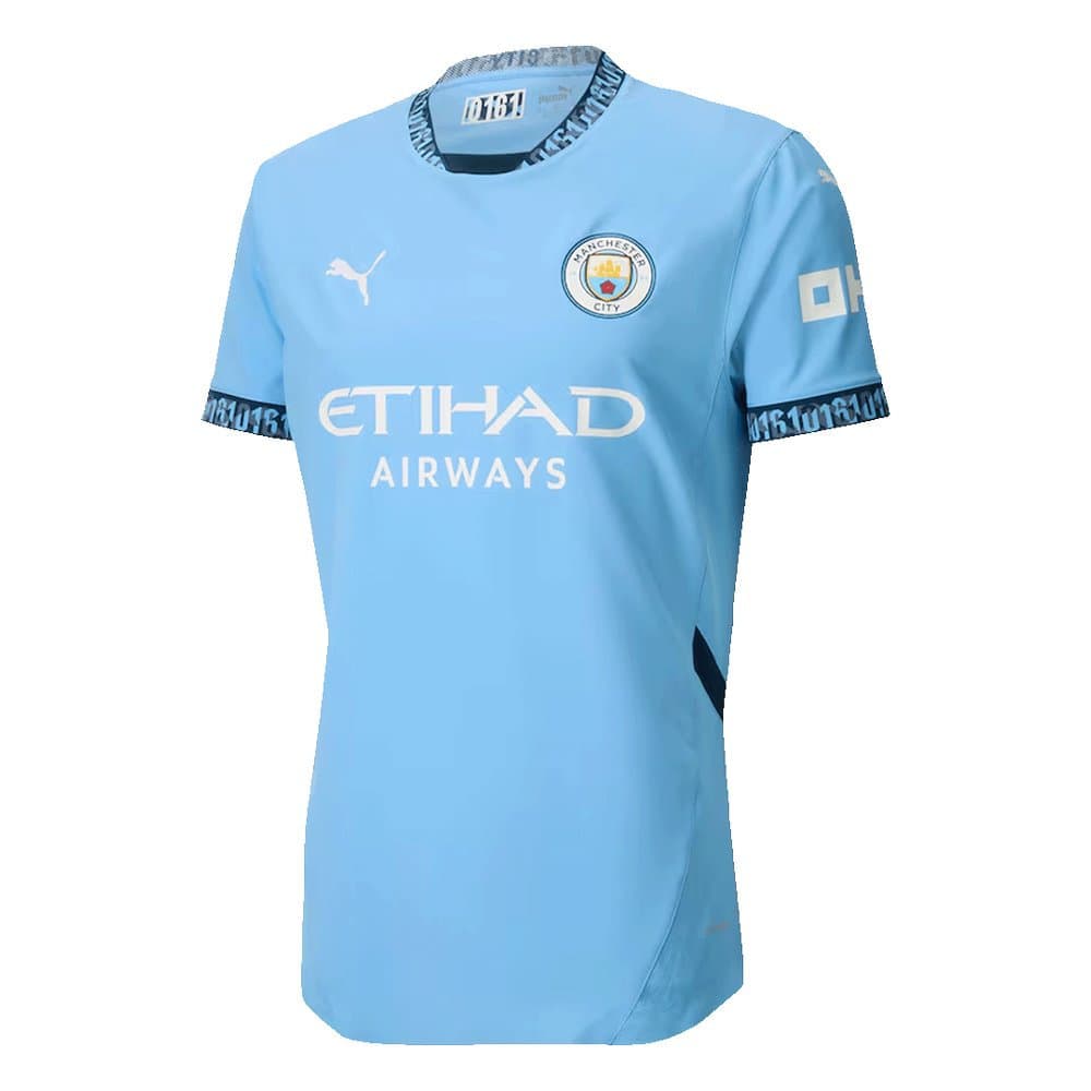 Men's Manchester City Home Authentic Jersey 2024/25