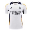 Men's Real Madrid Pre-Match Replica Soccer Jersey White 2024/25 Men's Real Madrid Pre-Match Replica Soccer Jersey White 2024/25