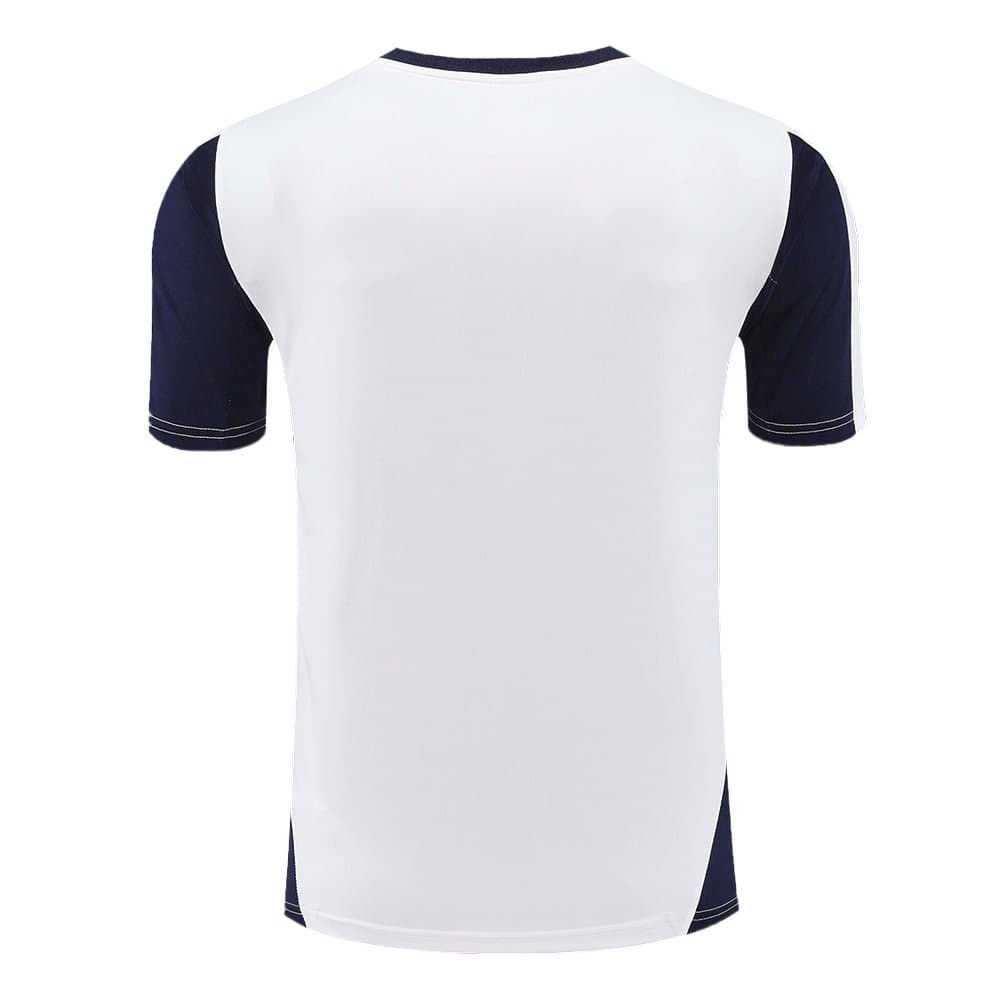 Men's Real Madrid Pre-Match Replica Soccer Jersey White 2024/25 Men's Real Madrid Pre-Match Replica Soccer Jersey White 2024/25