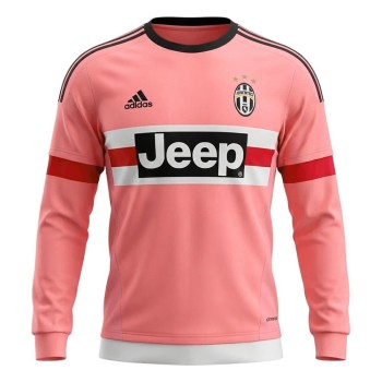 Men's Juventus Away Long Sleeve Retro Soccer Jersey 2015/16 Men's Juventus Away Long Sleeve Retro Soccer Jersey 2015/16