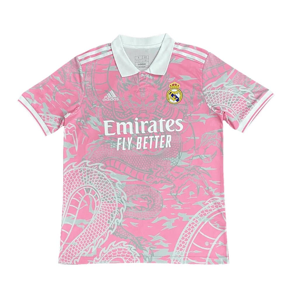 Men's Real Madrid x Chinese Dragon Replica Soccer Jersey 2023/24