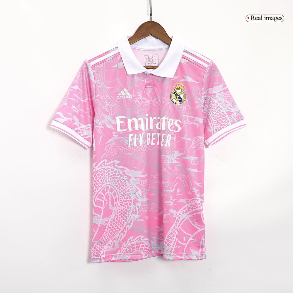 Men's Real Madrid x Chinese Dragon Replica Soccer Jersey 2023/24