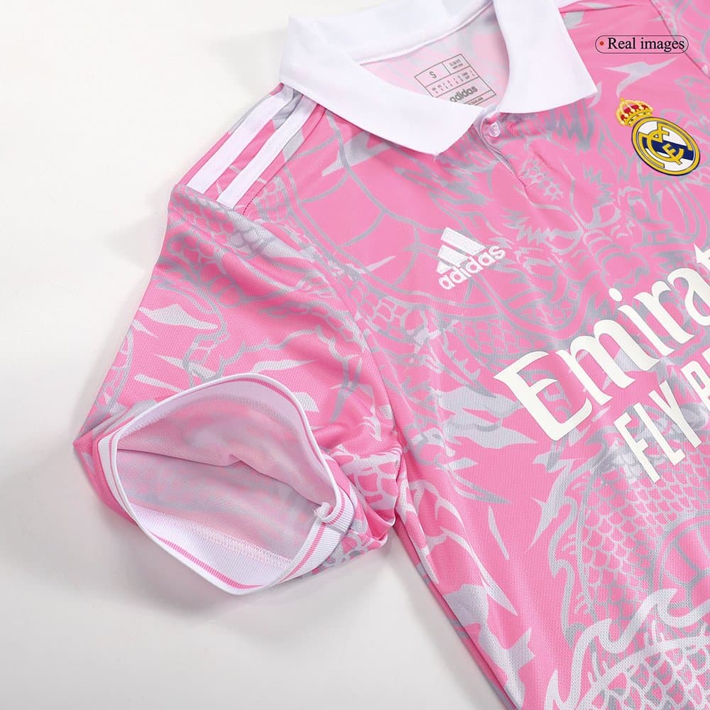 Men's Real Madrid x Chinese Dragon Replica Soccer Jersey 2023/24