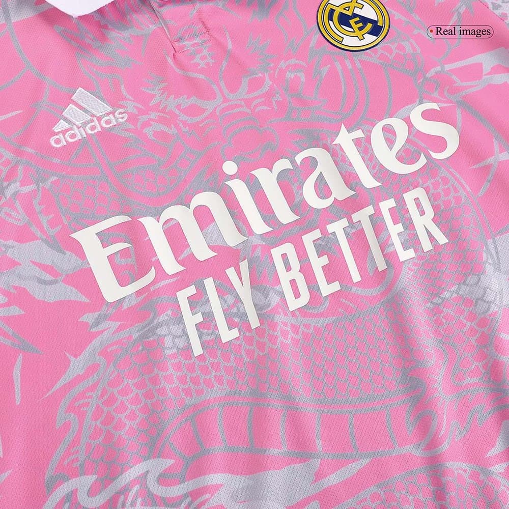 Men's Real Madrid x Chinese Dragon Replica Soccer Jersey 2023/24